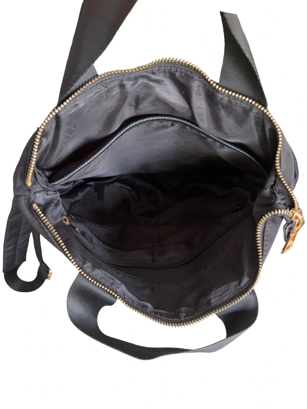 Cynthia Rowley Black Nylon Laptop Backpack Travel Work